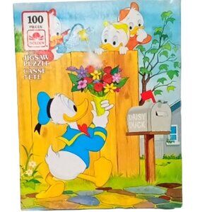 Vintage 1983 Walt Disney Donald Duck Huey, Dewey &‎ Louie Nephews Jigsaw Puzzle